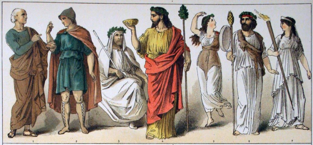 Vestimenta griega - Enciclopedia Cultural